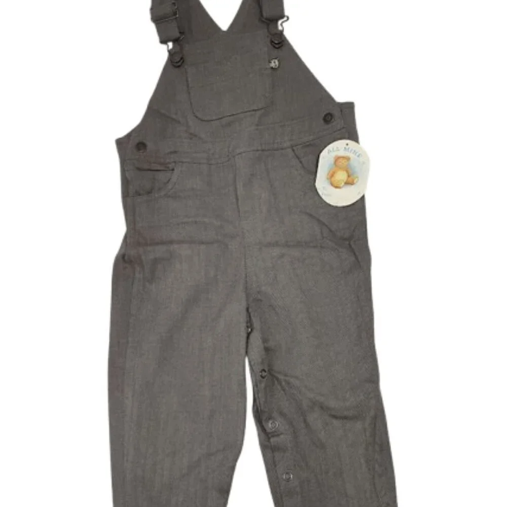 All Mine 24 Month 100% Cotton Coveralls NWT Holiday Bear